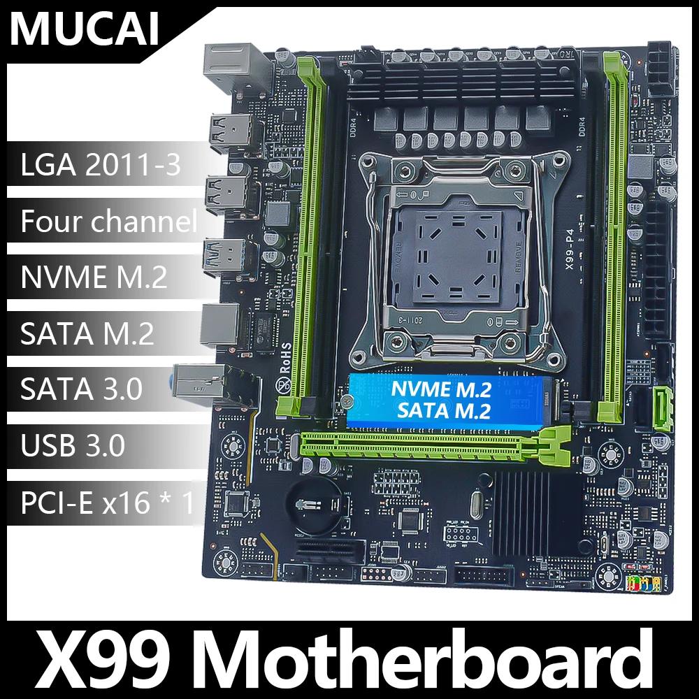 MUCAI X99 P4  LGA 2011-3    μ 4 ä DDR4 RAM NVME M.2/SATA 3.0